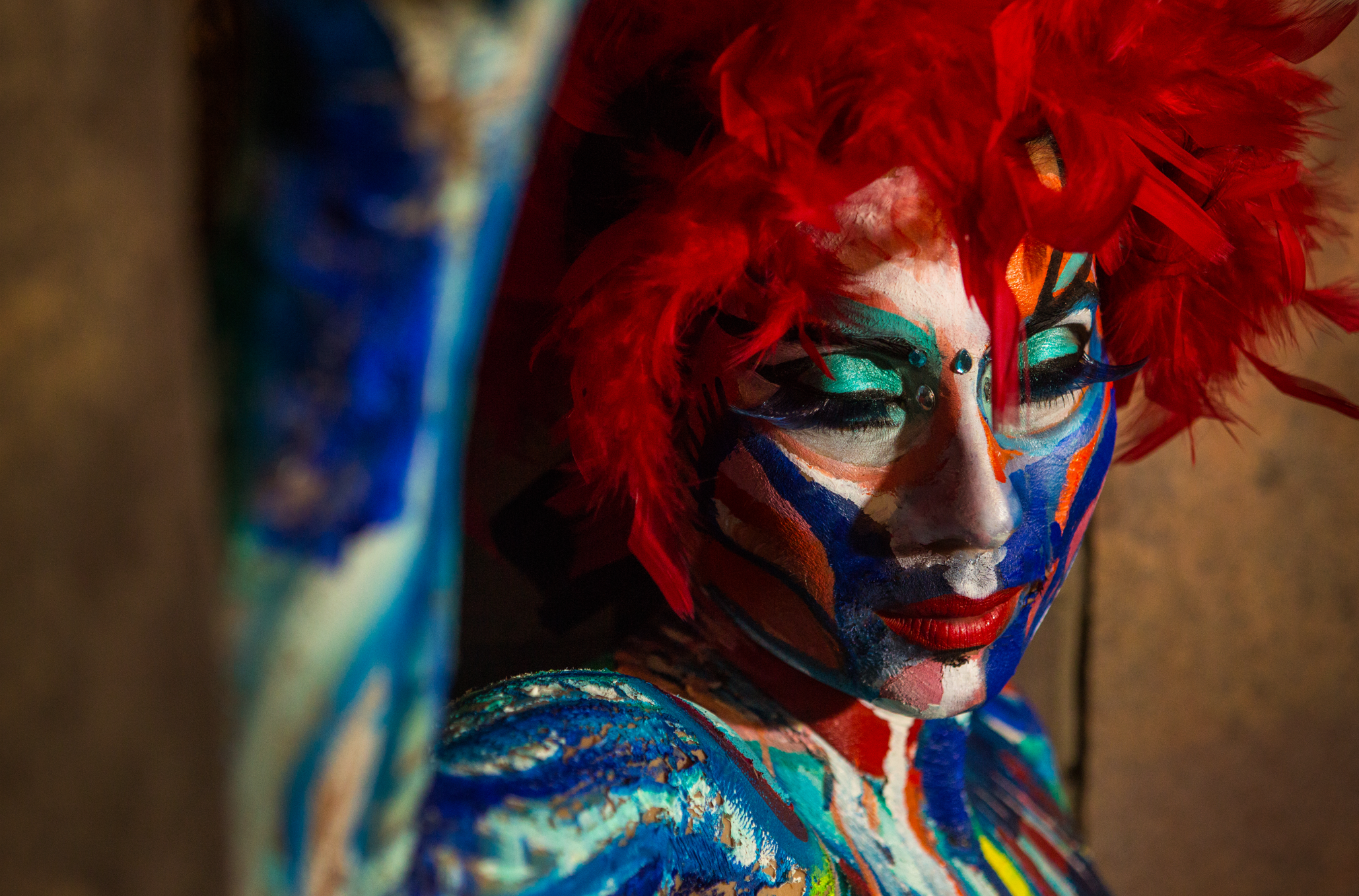07.11 - SERIE: MUJER AZUL XI - CUERPOS PINTADOS - 2014 - 2019 